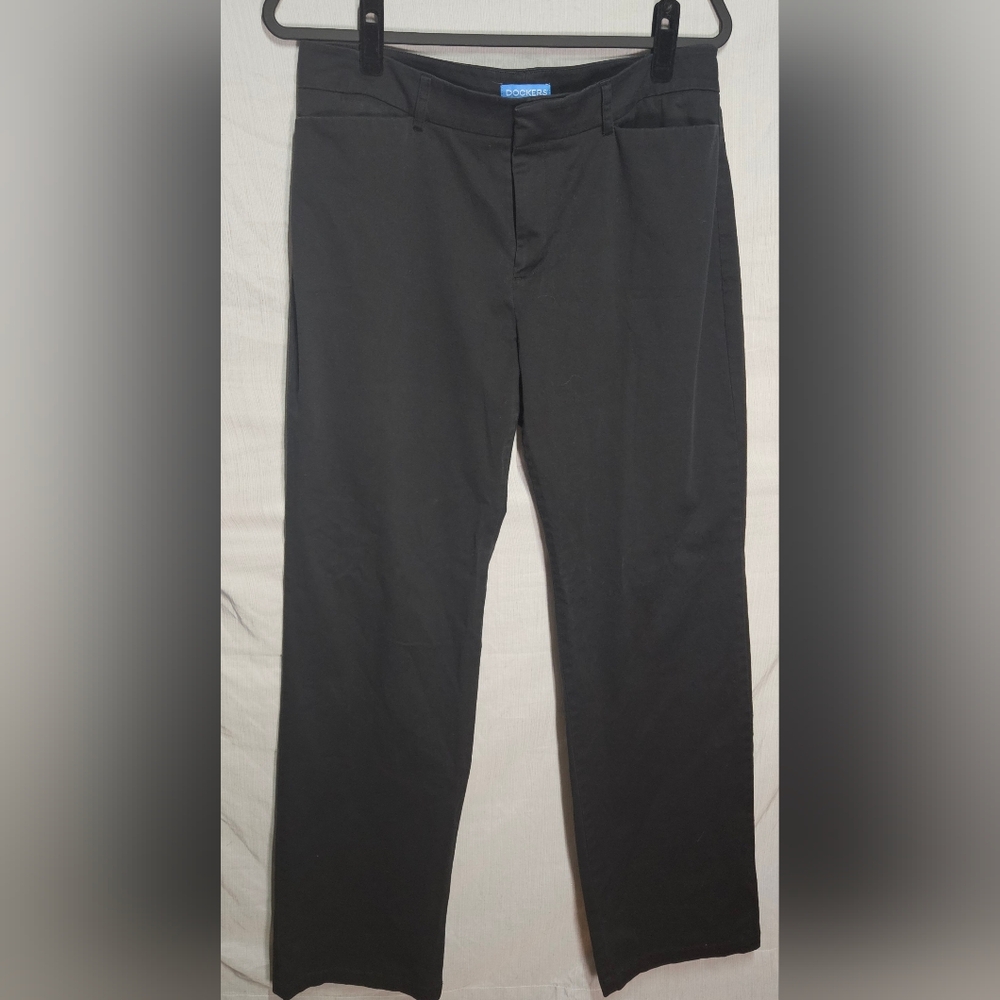 Dockers Womens Dark Gray Chinos